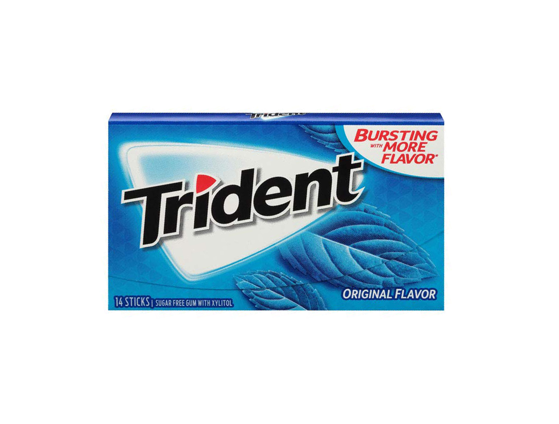 TRIDENT CHEWING GUM 14 STICKS