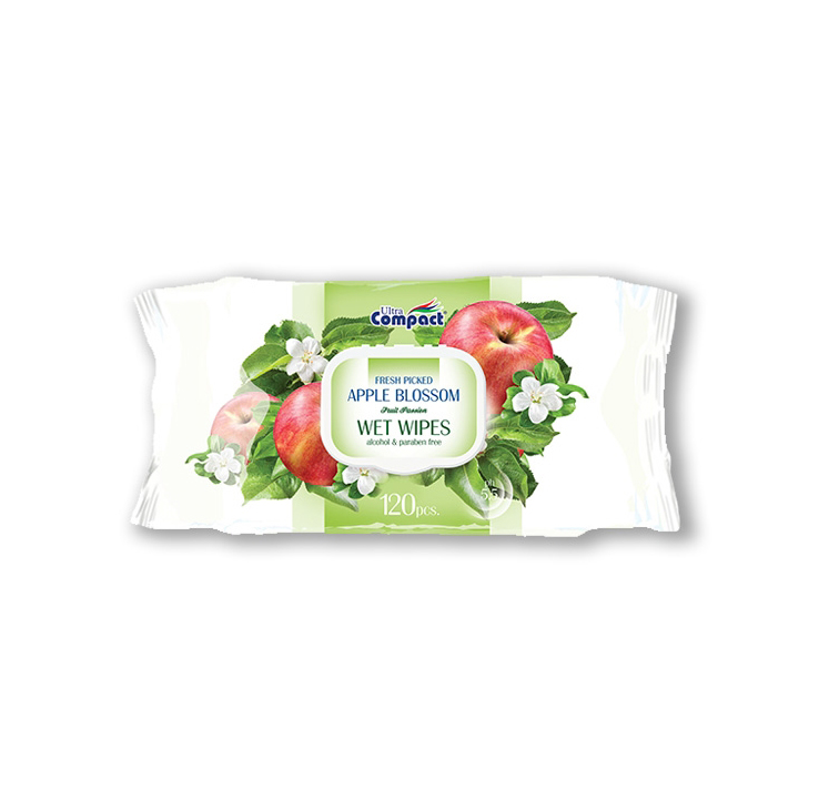ULTRA COMPACT WET WIPES 180PCS JAR