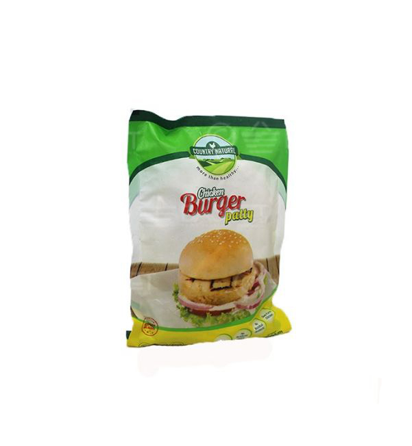 COUNTRY NATURAL CHICKEN BURGER PATTY FROZEN FOOD 300GM