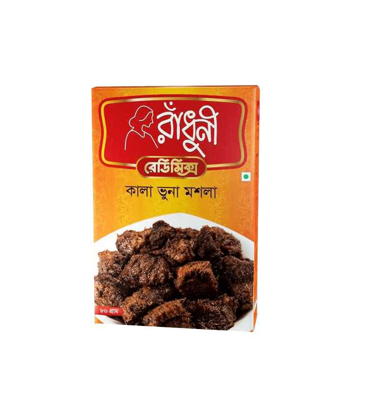 RADHUNI KALA BHUNA MASALA 80GM