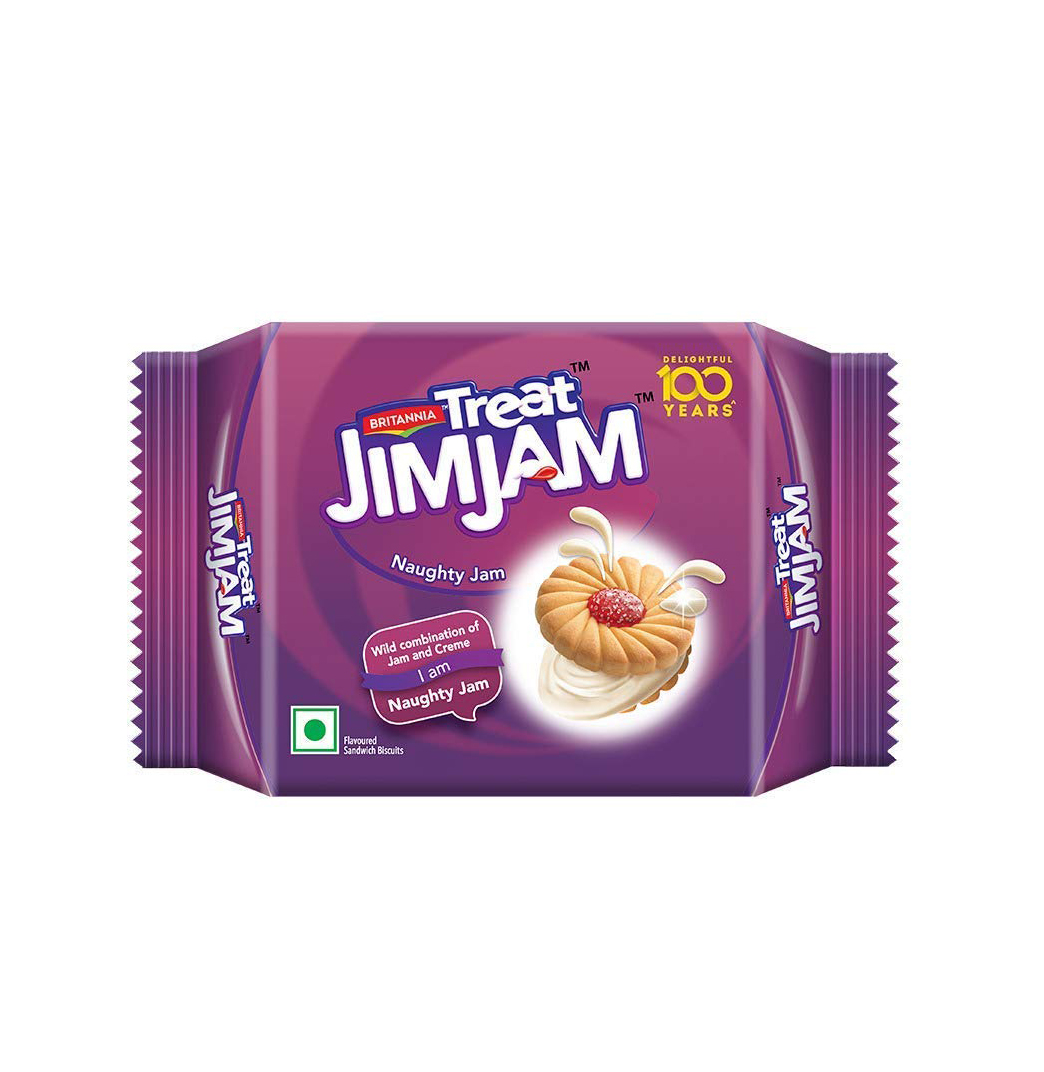 BRITANNIA JIM JAM BISCUITS 100GM
