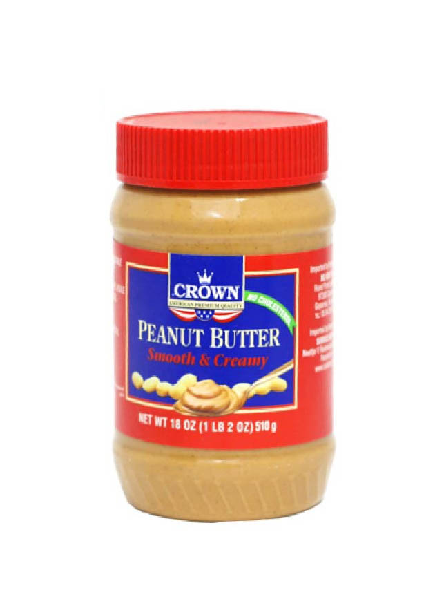CROWN SMOOTH & CREAM PEANUT BUTTER 510GM