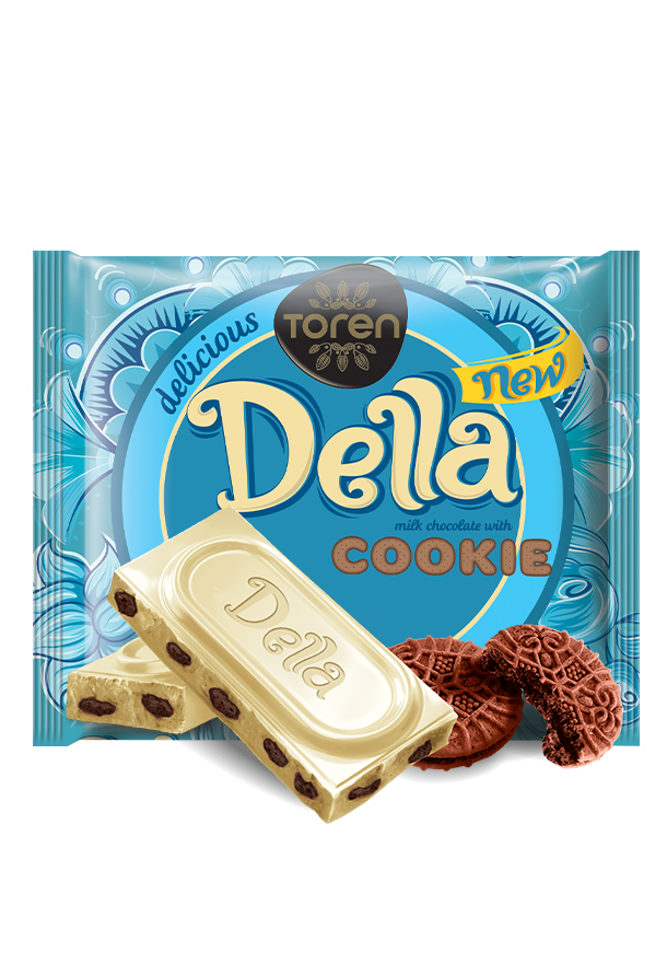 Della Chocolate with Cookies 52GM