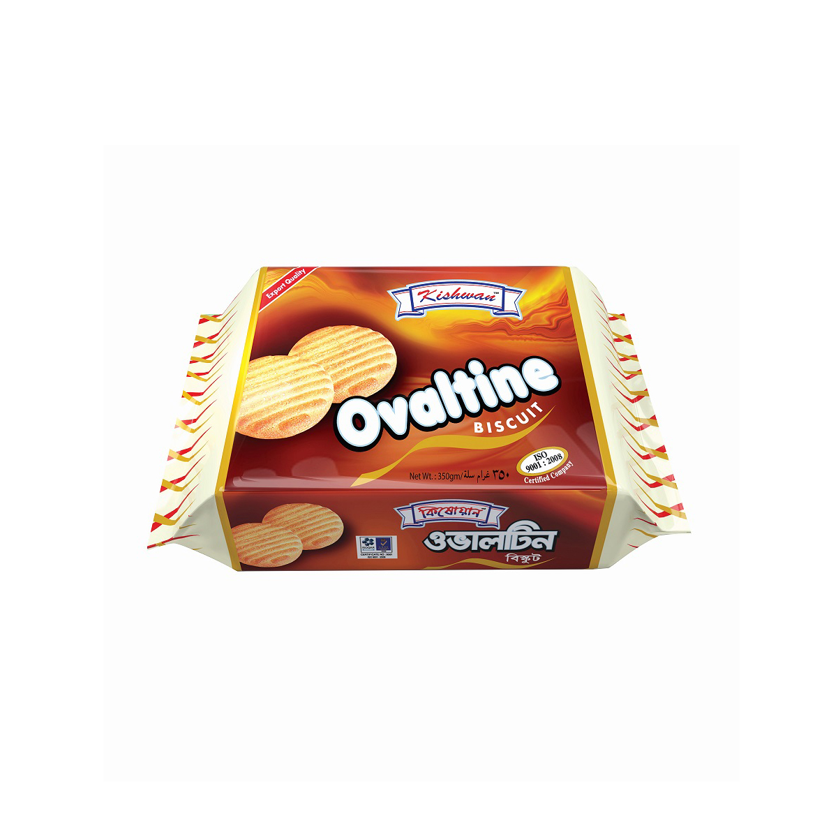 KISHWAN OVALTINE BISCUITS 350GM